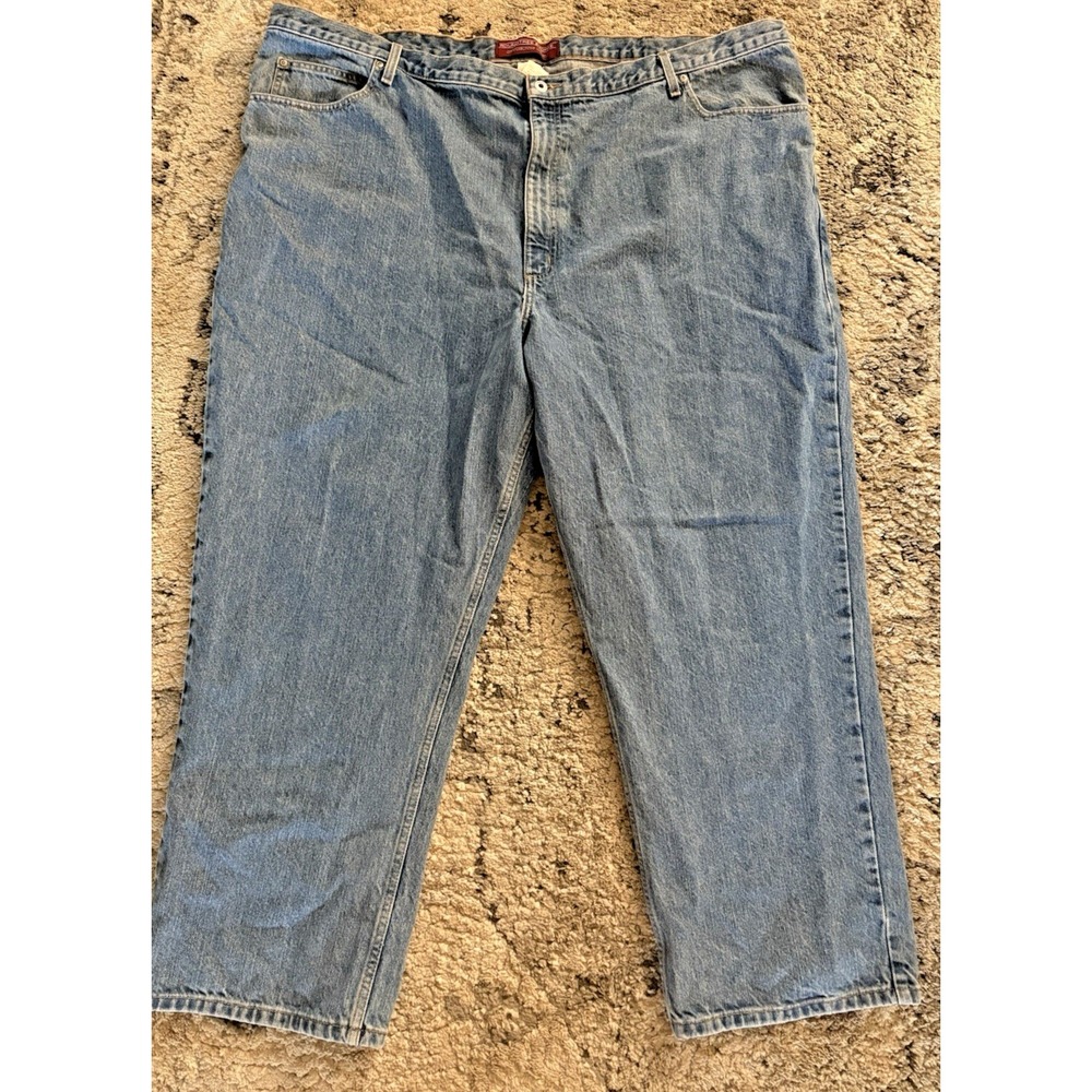Roundtree & Yorke Jeans Size 52X30 Medium Wash Straight‎ Cut